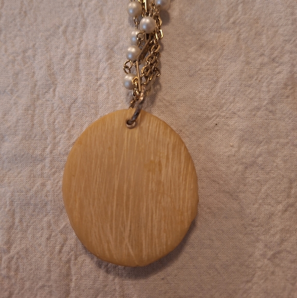 Vintage cameo and pearl necklace - Picture 4 of 5